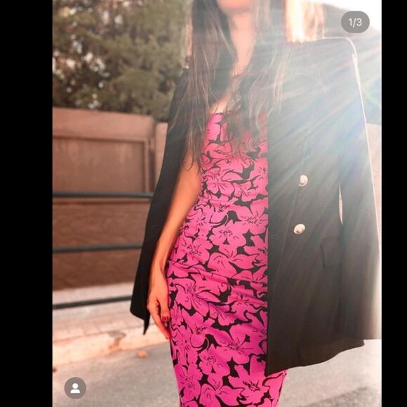 ZARA JACQUARD DRESS - Picture 3 of 6